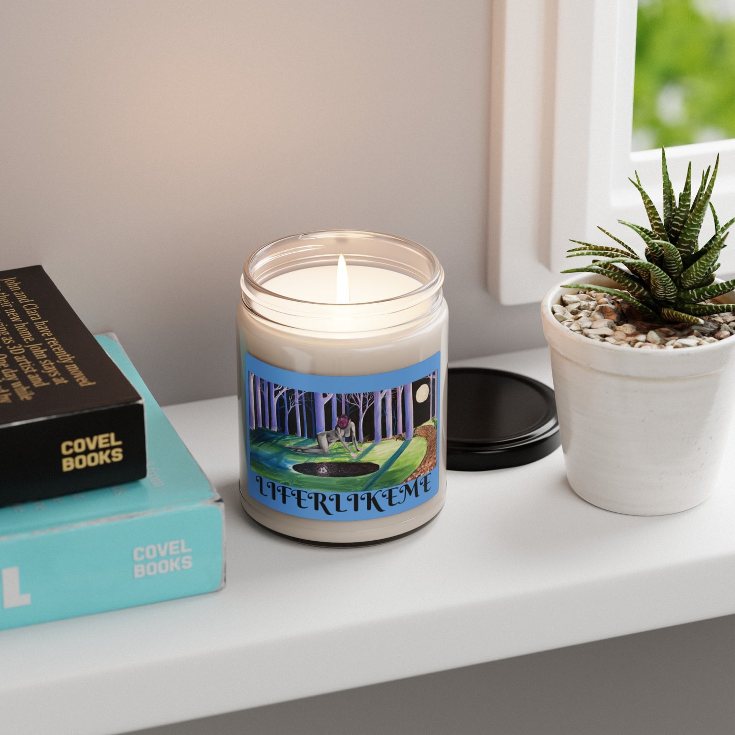 'Summoning Midnight' Scented Soy Candle, 9oz