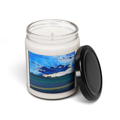 "Purple Haze" Scented Soy Candle, 9oz