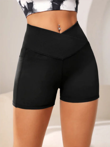 LIFERLIKE"US" High Waist Yoga Shorts