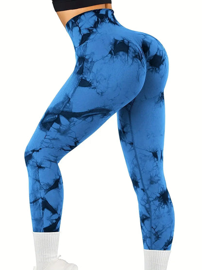 LIFERLIKE"US" Tie-Dye High Waist Yoga Pants