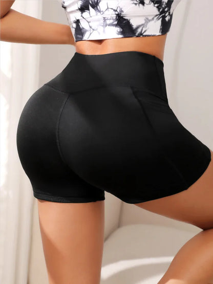 LIFERLIKE"US" High Waist Yoga Shorts