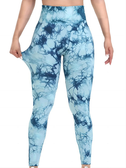 LIFERLIKE"US" Tie-Dye High Waist Yoga Pants